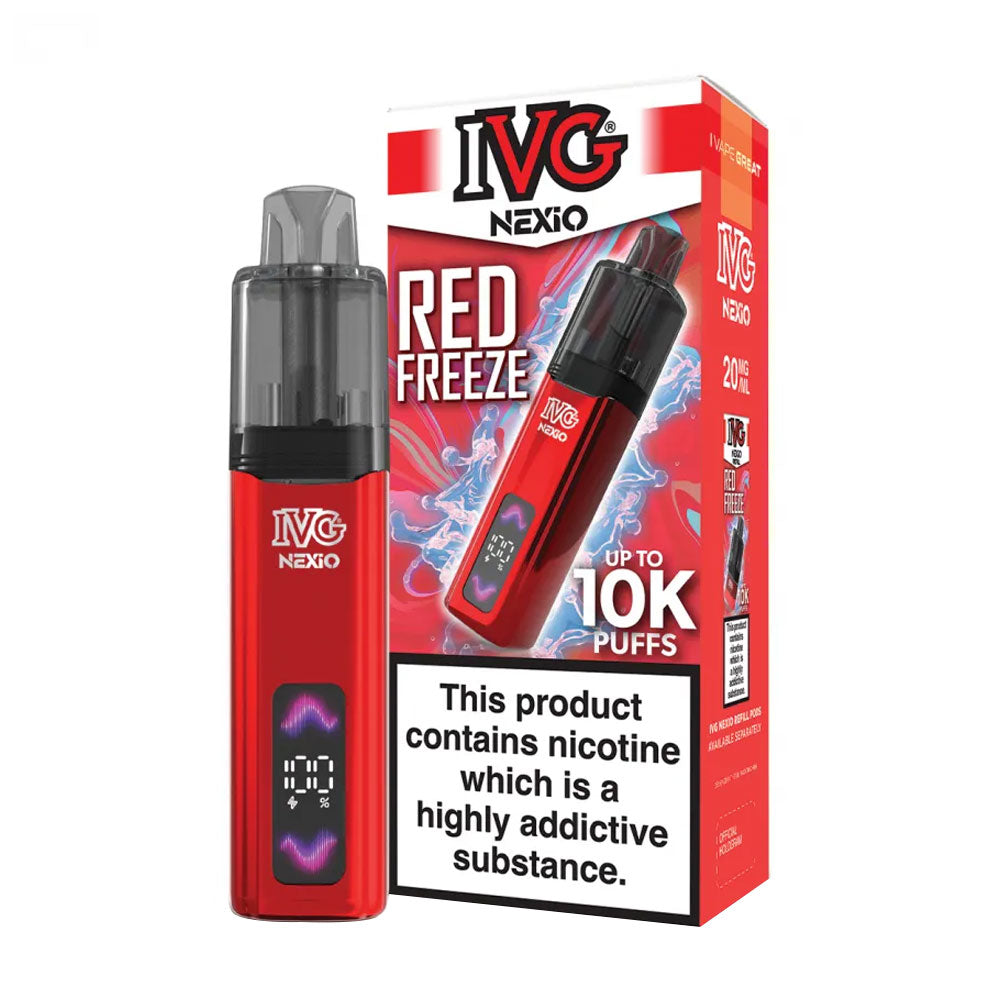 IVG Nexio 10K Prefilled Pod Vape Kit - Red Freeze