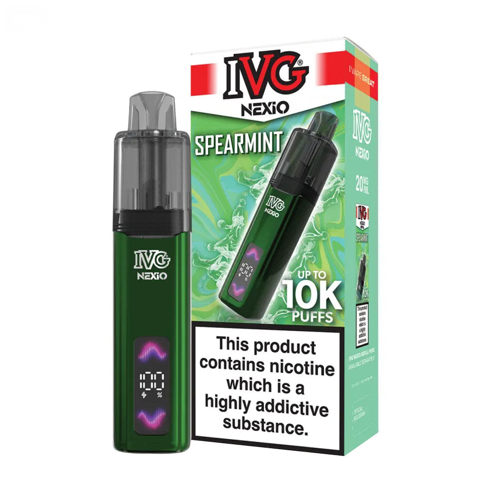IVG Nexio 10K Prefilled Pod Vape Kit - Spearmint
