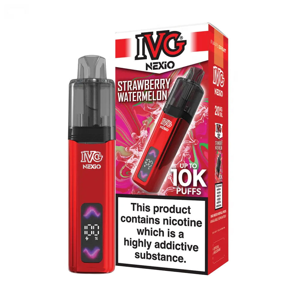 IVG Nexio 10K Prefilled Pod Vape Kit - Strawberry Watermelon
