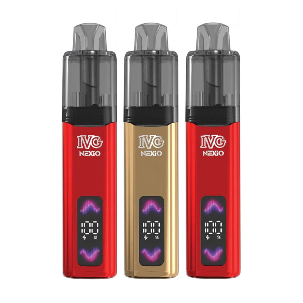 IVG Nexio 10K Prefilled Pod Vape Kit - Strawberry Raspberry Cherry