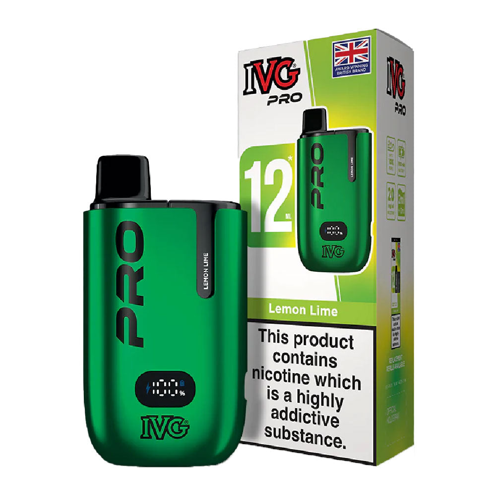 IVG Pro 12 Prefilled Pod Kit - Lemon Lime 10mg