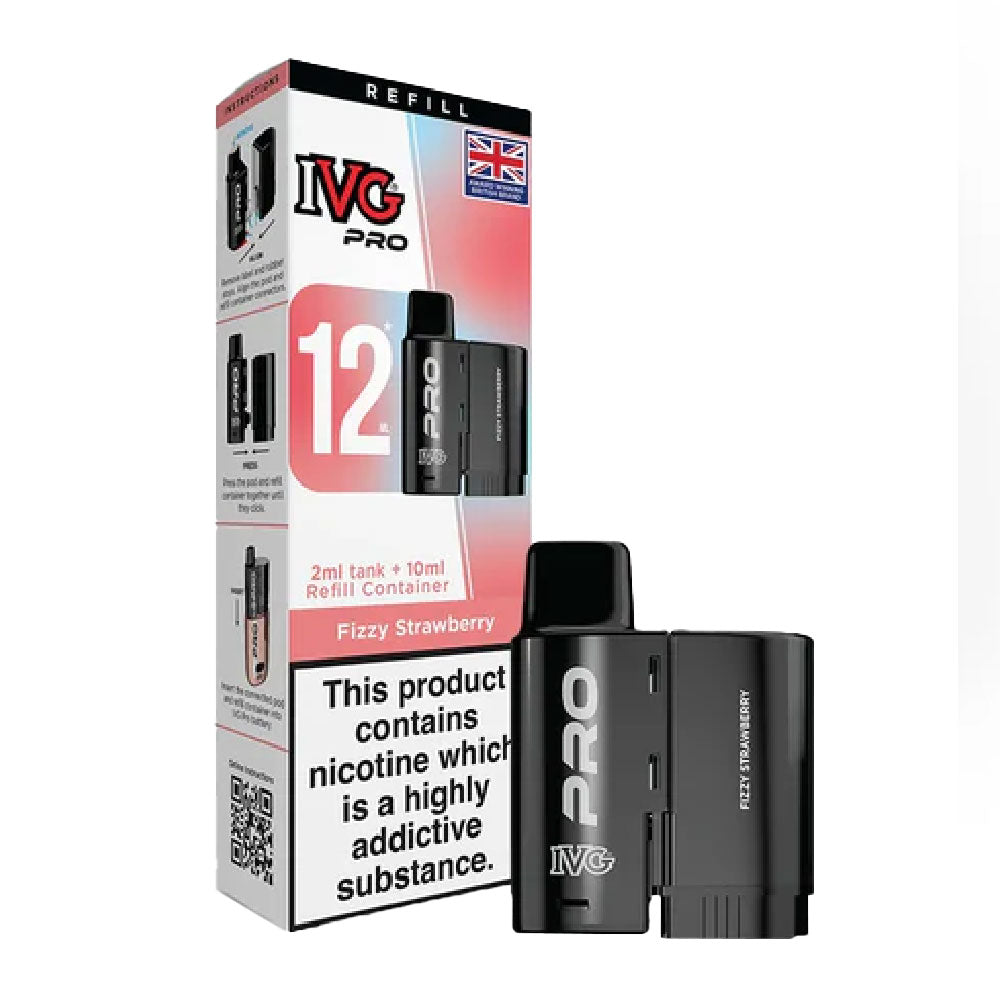IVG Pro 12 Prefilled Pods - Fizzy Strawberry