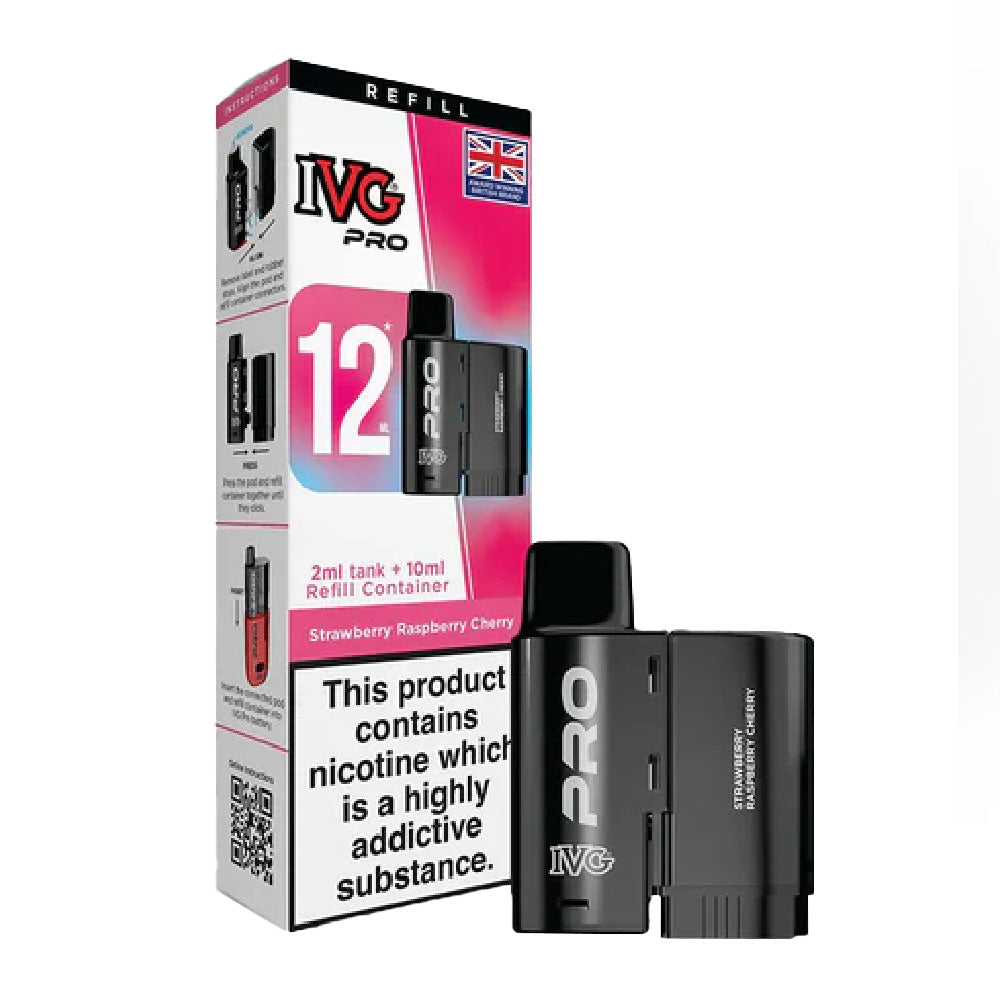 IVG Pro 12 Prefilled Pods - Strawberry Raspberry Cherry