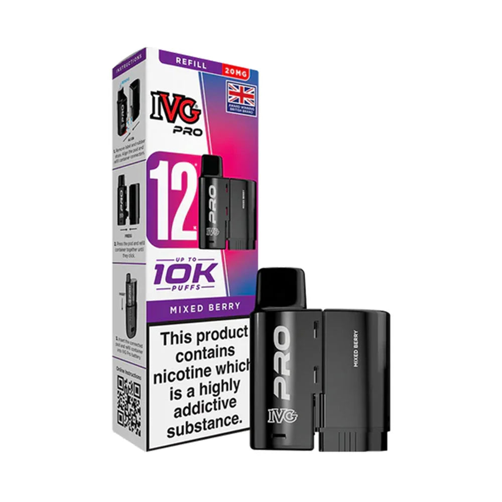 IVG Pro 12 Prefilled Pods - Mixed Berry