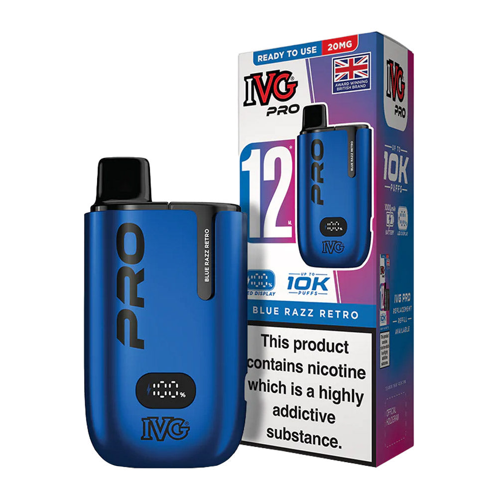 IVG Pro 12 Prefilled Pod Kit - Blue Razz Retro