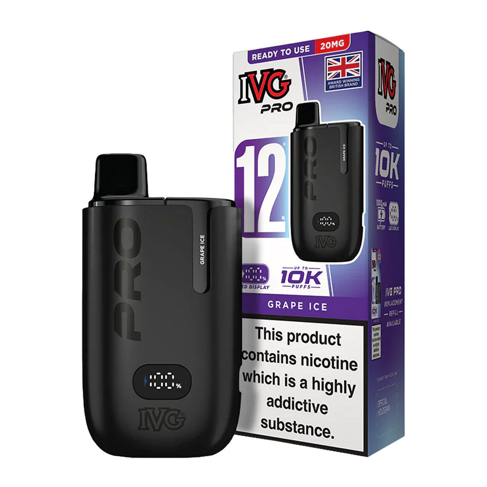 IVG Pro 12 Prefilled Pod Kit - Grape Ice