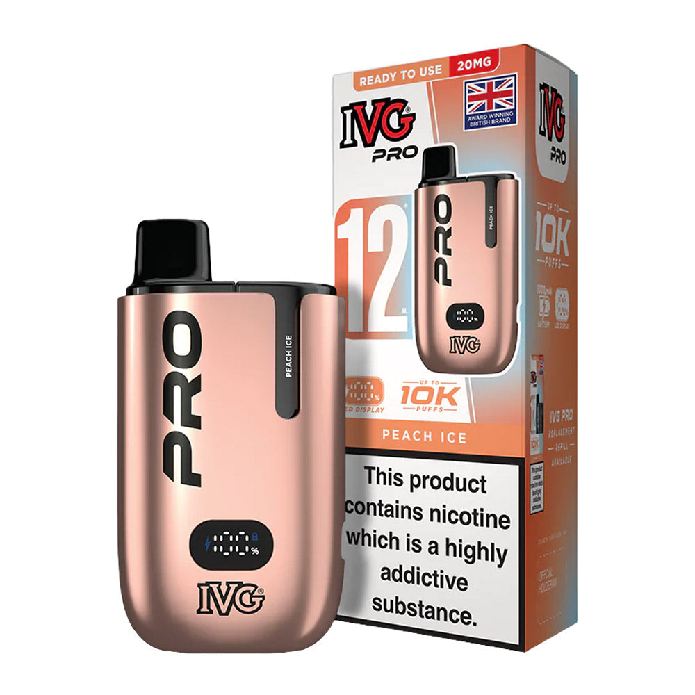 IVG Pro 12 Prefilled Pod Kit - Peach Ice