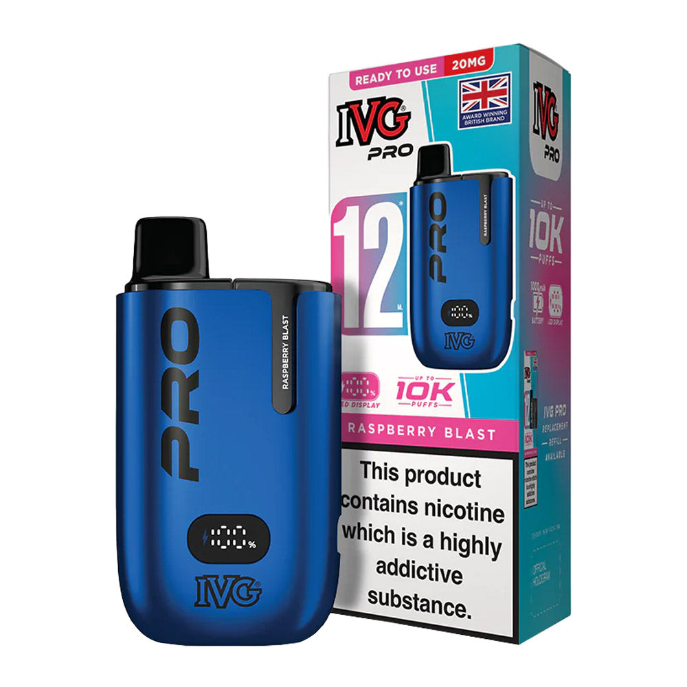 IVG Pro 12 Prefilled Pod Kit - Raspberry Blast
