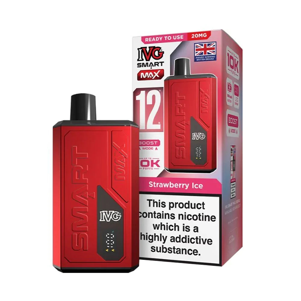 IVG Smart Max 10K Prefilled Kit - Strawberry Ice