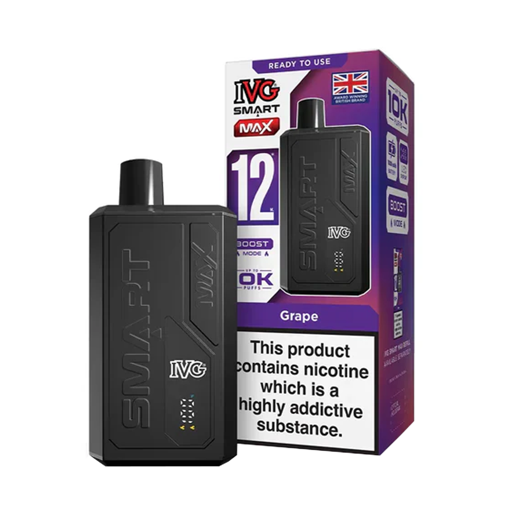 IVG Smart Max 10K Prefilled Kit - Grape