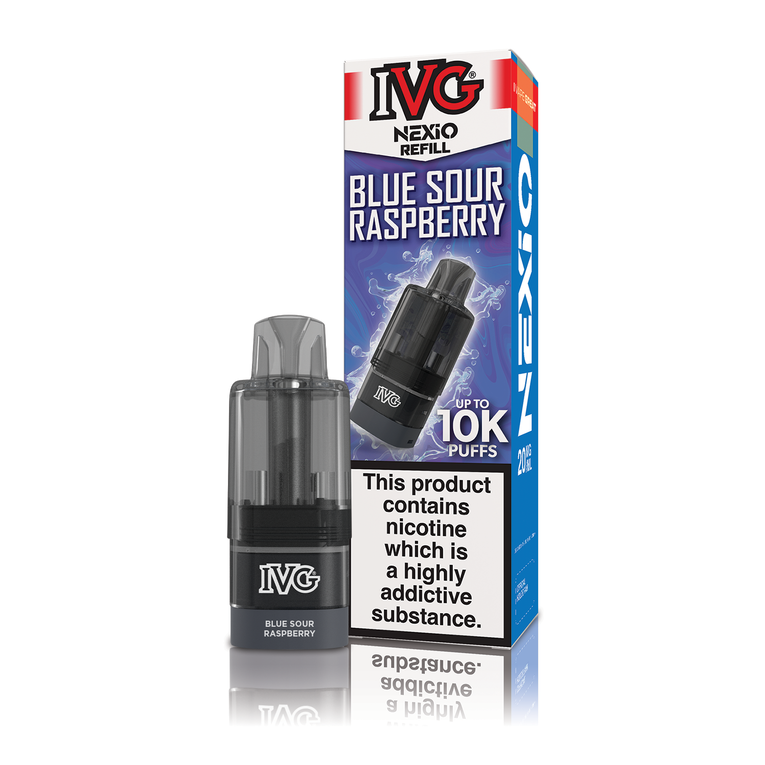 IVG Nexio 10K Prefilled Vape Pods - Blue Sour Raspberry