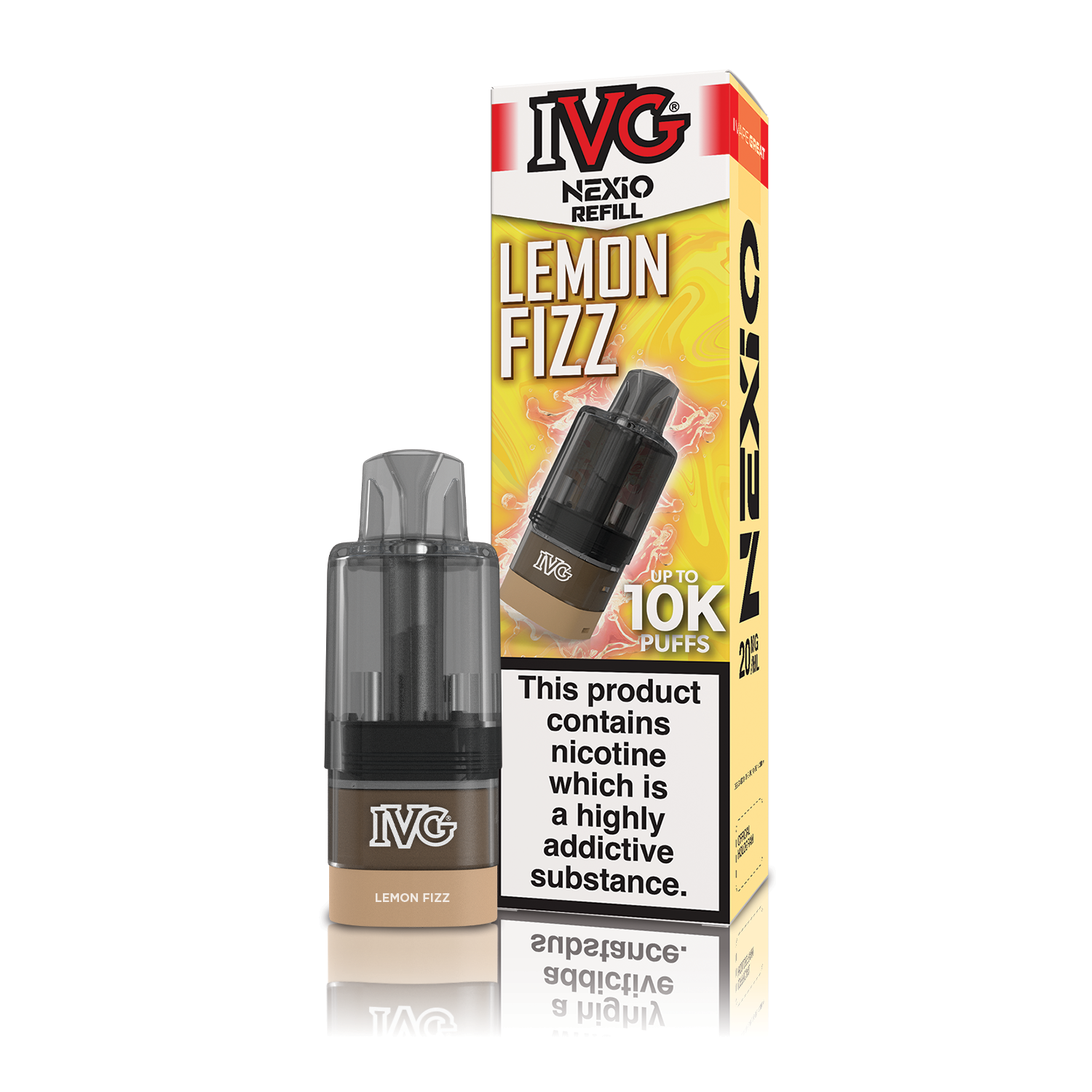 IVG Nexio 10K Prefilled Vape Pods - Lemon Fizz