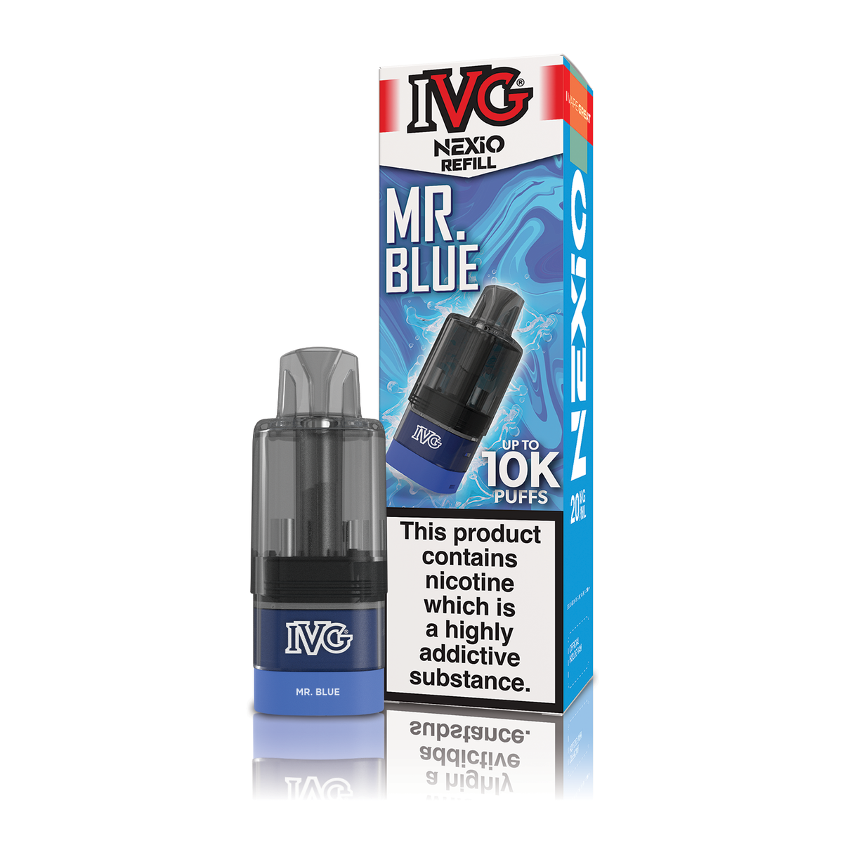 IVG Nexio 10K Prefilled Vape Pods - Mr Blue