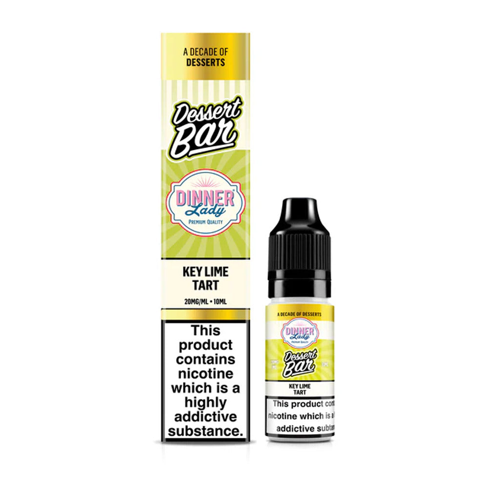 Dinner Lady Dessert Bar Key Lime Tart 10ml nic salt e-liquid bottle