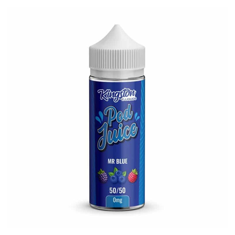 Mr Blue Kingston Pod Juice 50/50 100ml Shortfill Eliquid