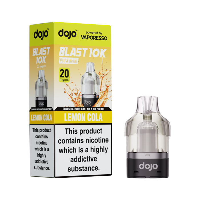 Vaporesso DOJO Blast 10K/30K Lemon Cola 20mg prefilled pod and refill set