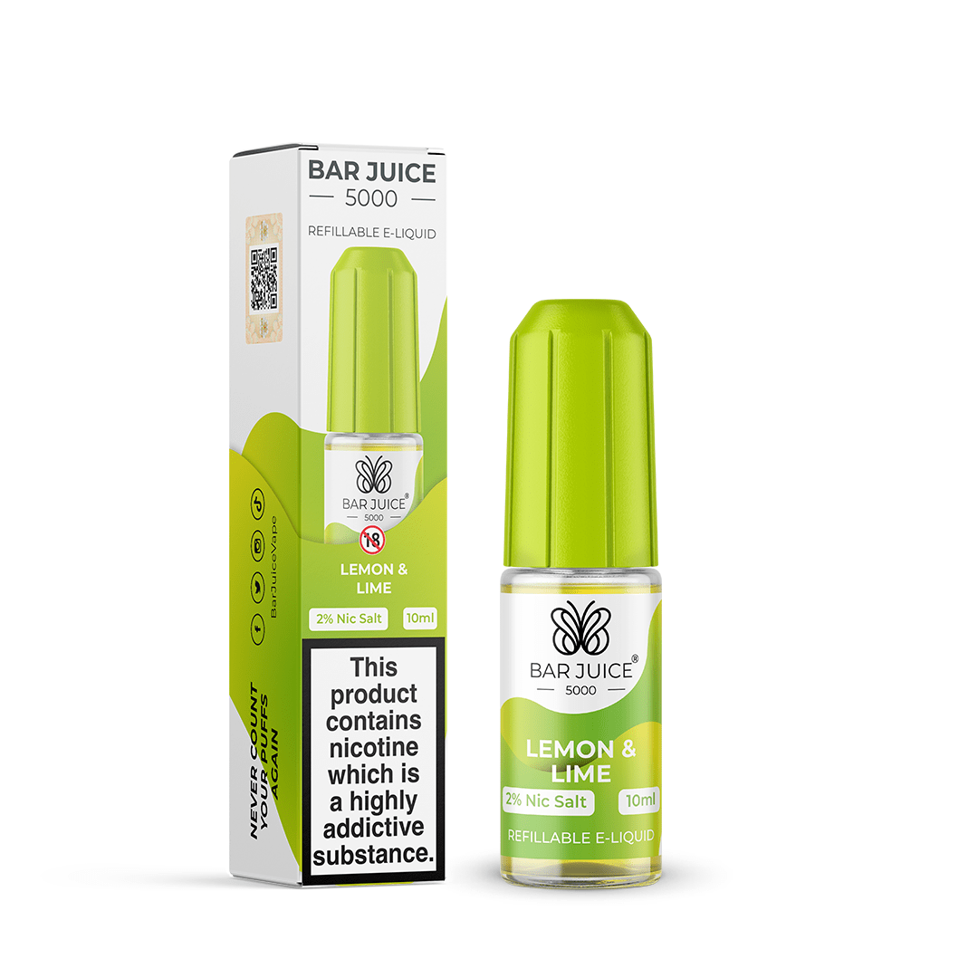 Bar Juice 5000 Nic Salts - Lemon & Lime