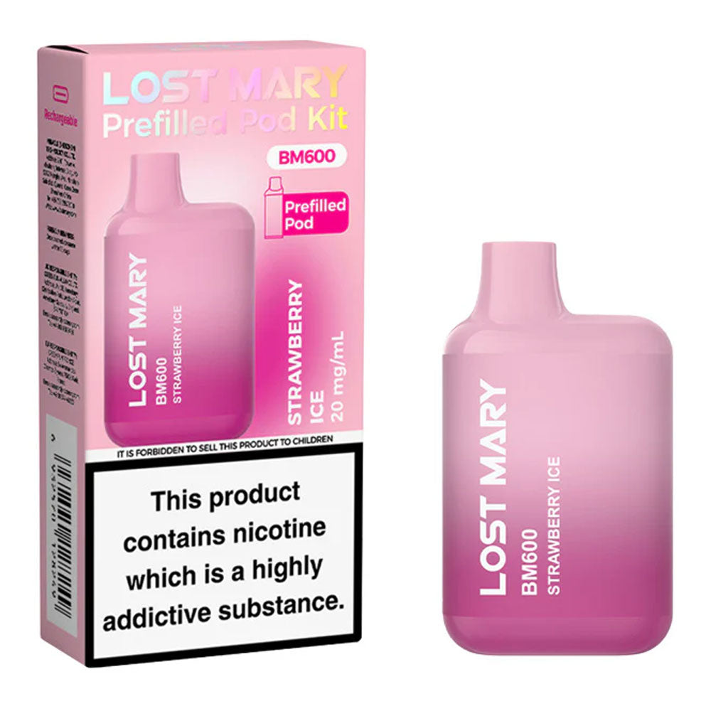 Lost Mary BM600 Prefilled Pod Kit - Strawberry Ice