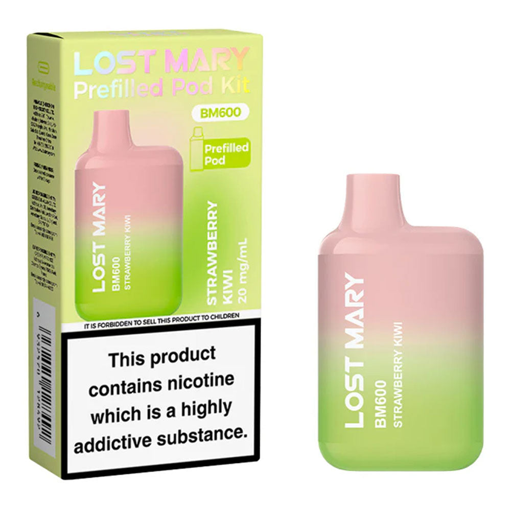 Lost Mary BM600 Prefilled Pod Kit - Strawberry Kiwi