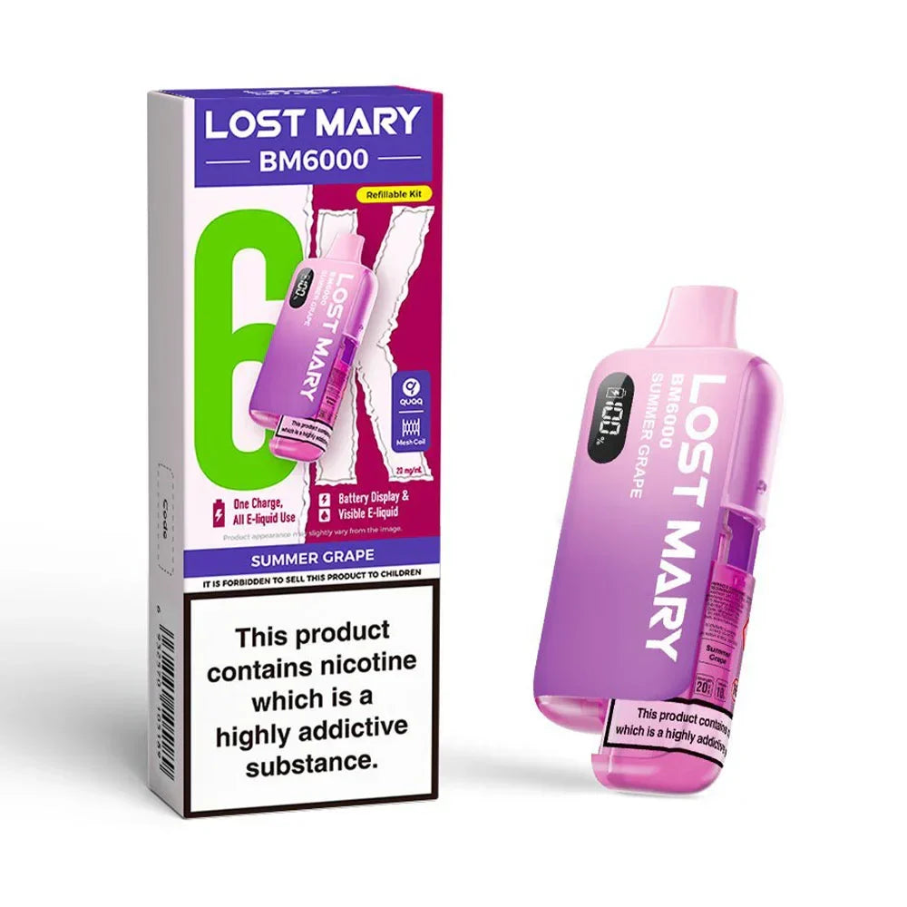Lost Mary BM6000 Prefilled Pod Kit - Snoww Tobacco