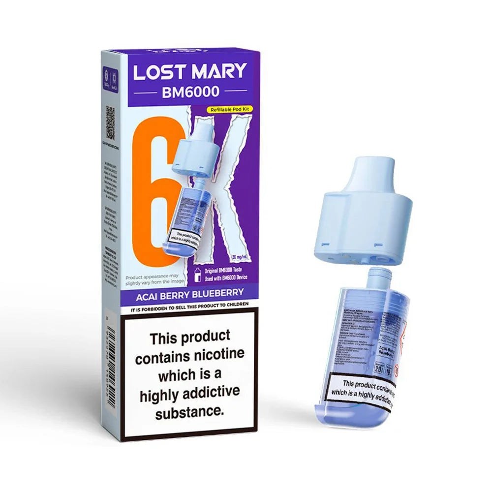 Lost Mary BM6000 Prefilled Pods - Acai Berry Blueberry