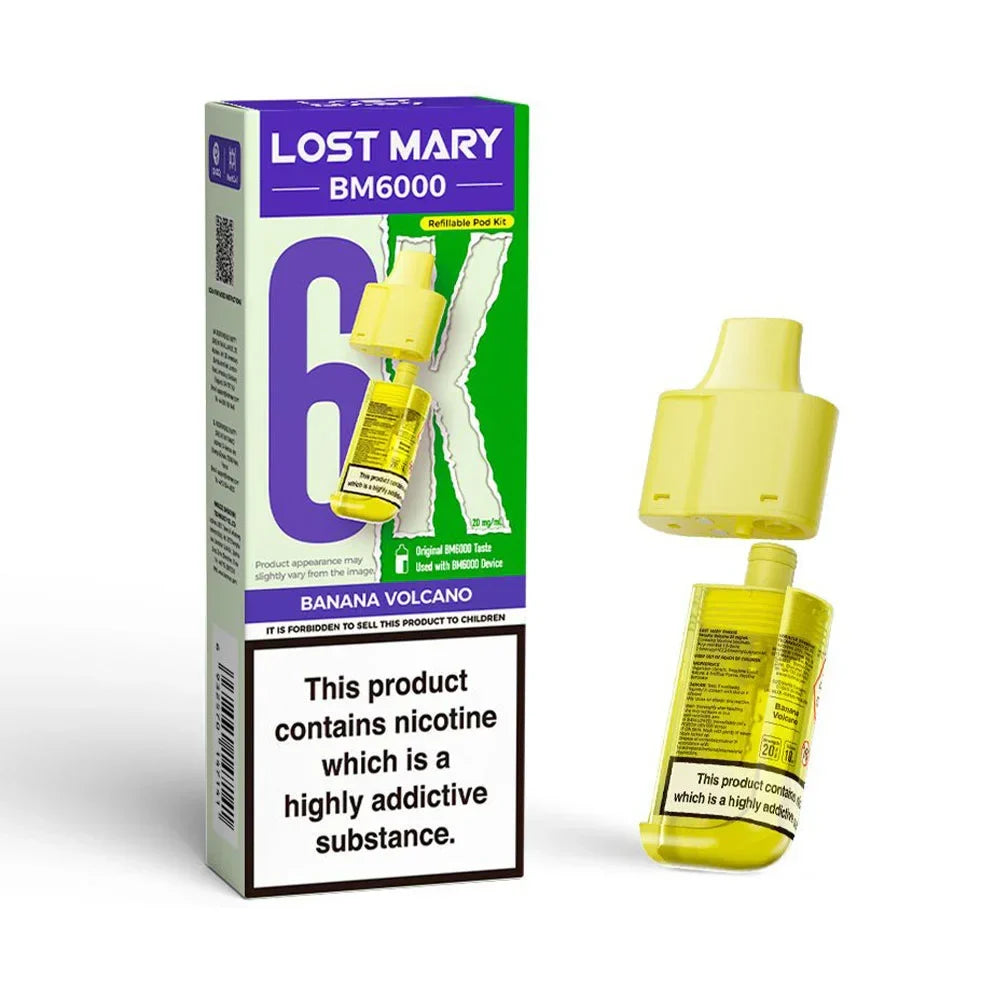 Lost Mary BM6000 Prefilled Pods - Banana Volcano