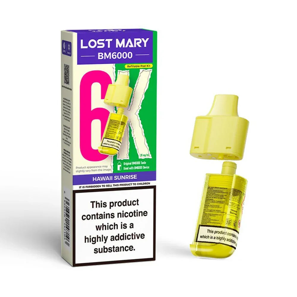 Lost Mary BM6000 Prefilled Pods - Hawaii Sunrise