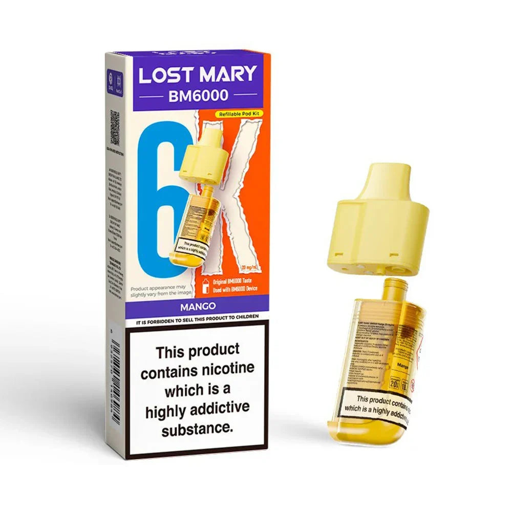 Lost Mary BM6000 Prefilled Pods - Mango