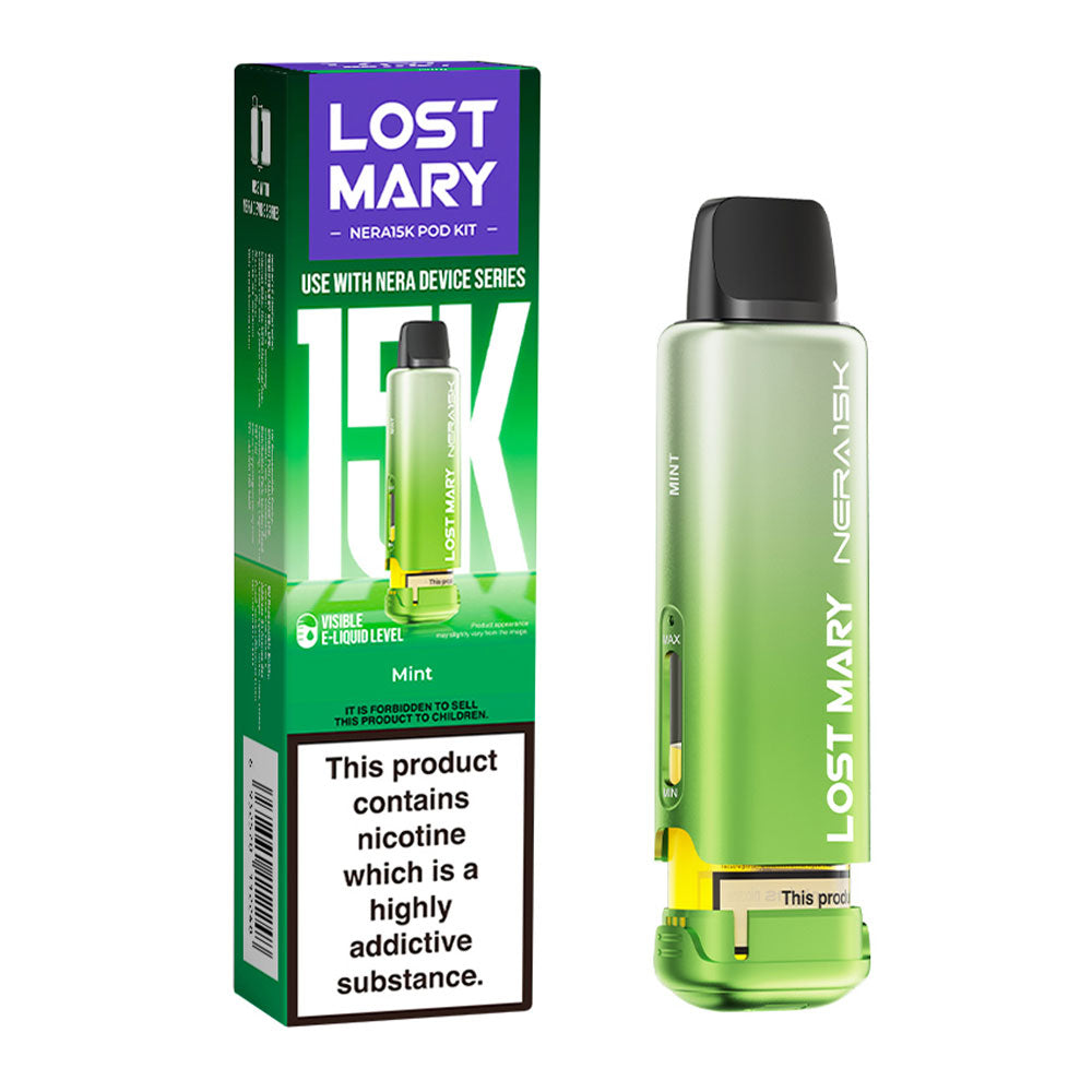 Lost Mary NERA 15K Mint replacement prefilled pods