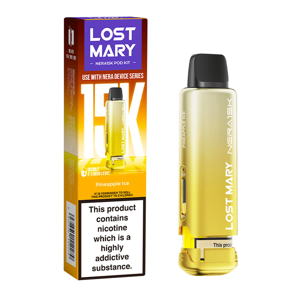 Lost Mary NERA 15K Pineapple Ice replacement prefilled pods
