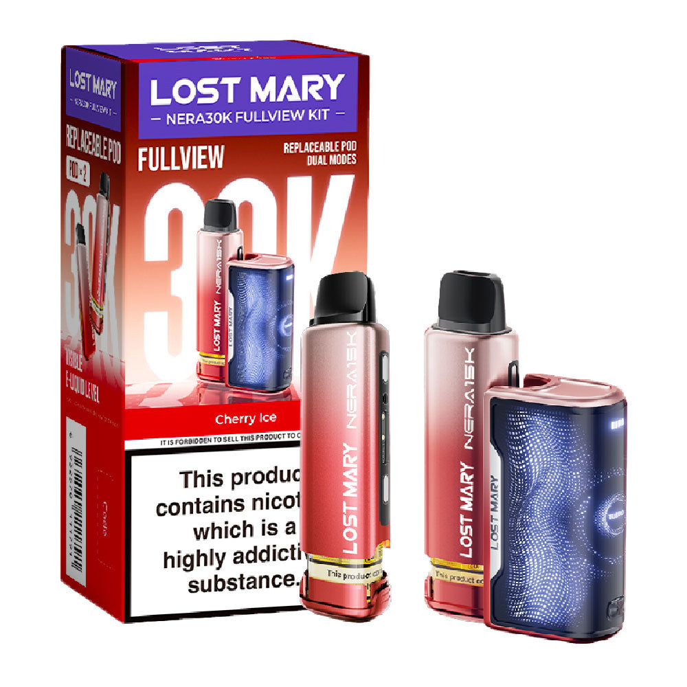 Lost Mary NERA30K Fullview Cherry Ice prefilled pod kit