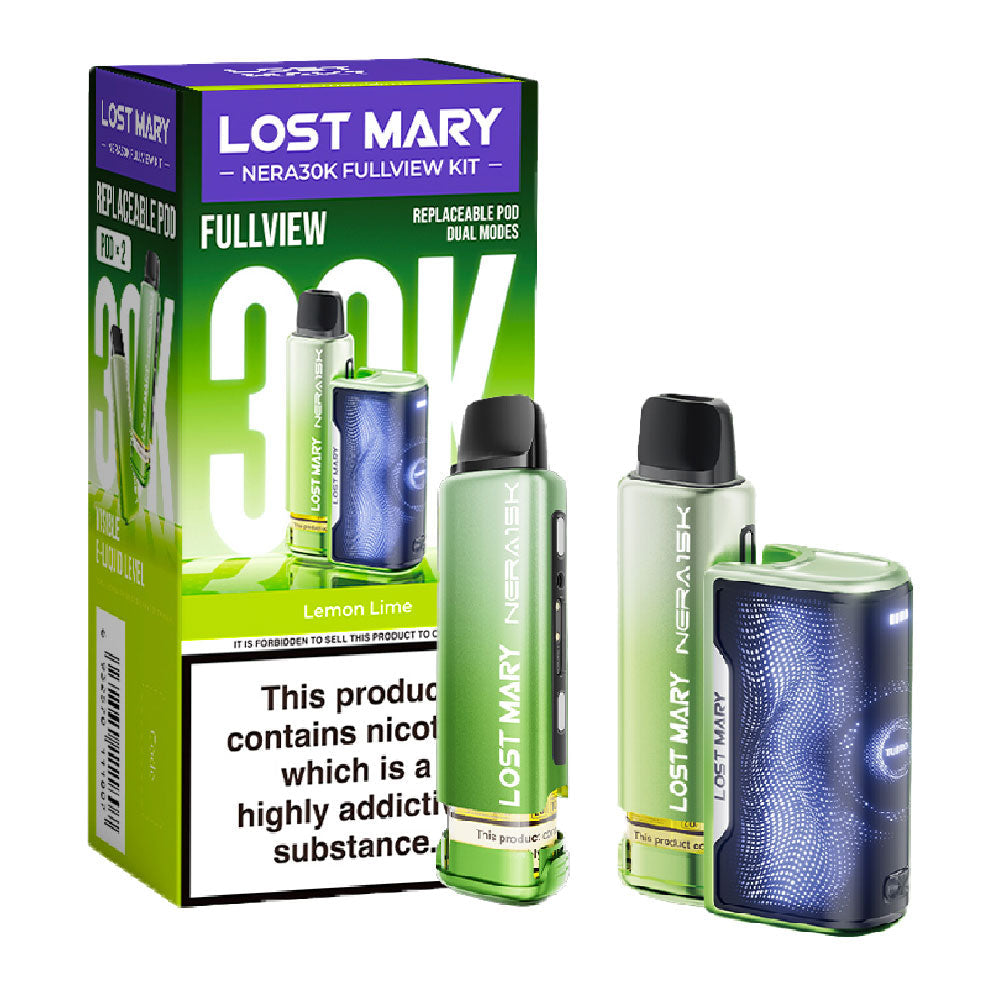 Lost Mary NERA30K Fullview Lemon Lime prefilled pod kit