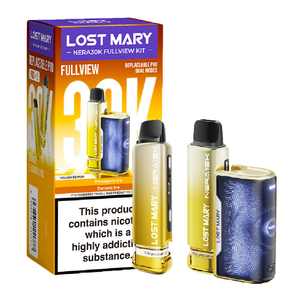 Lost Mary NERA30K Fullview Yellow Edition prefilled pod kit