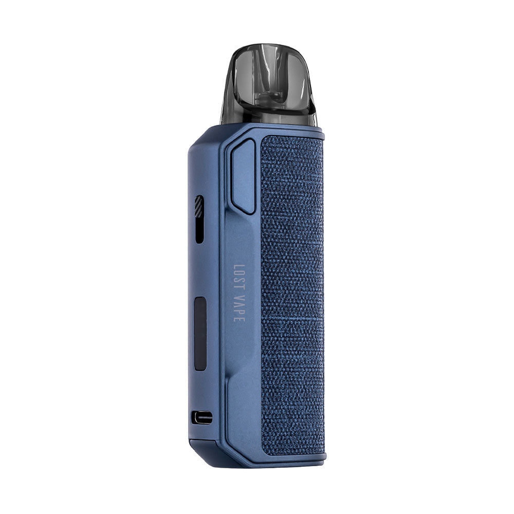 Lost Vape Thelema Elite S refillable pod kit in Twill Denim Blue