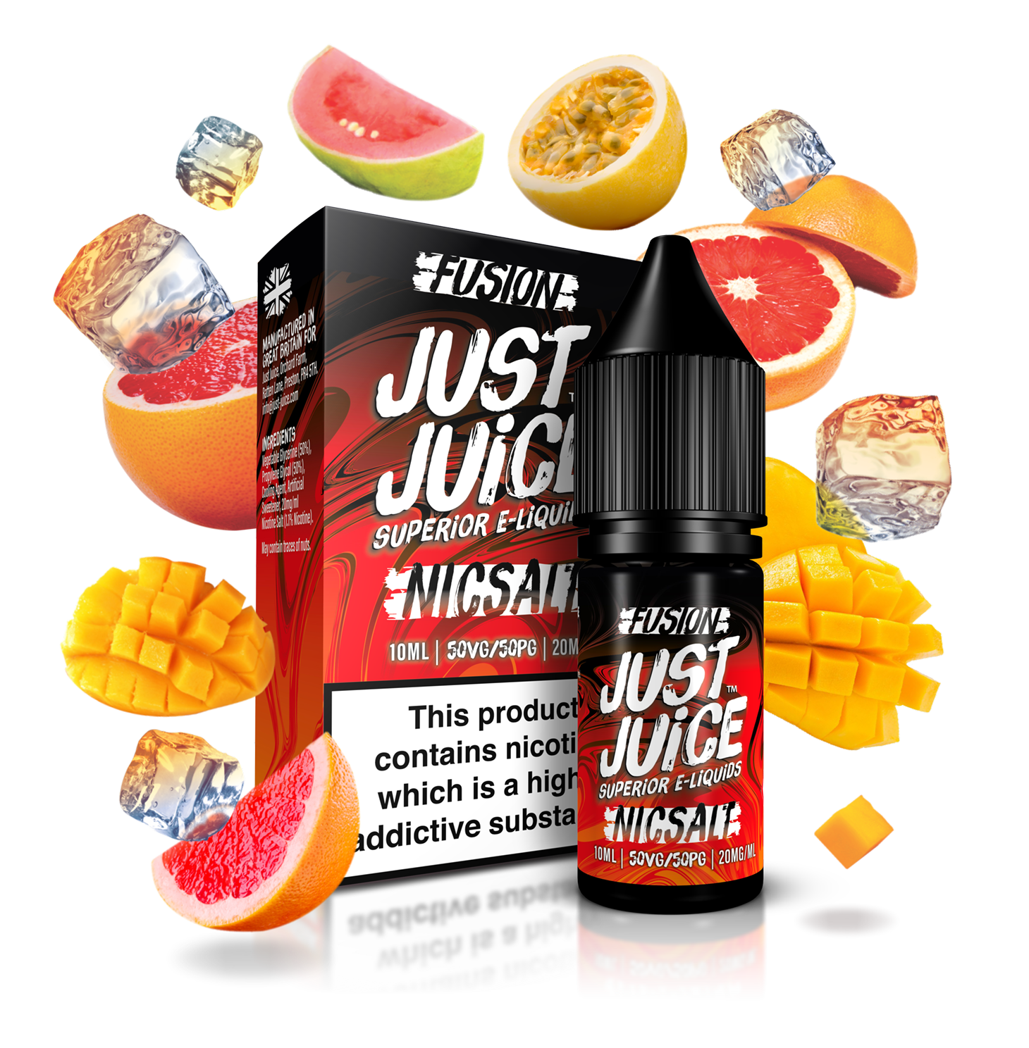 Just Juice Nic Salts (Available in 11mg + 20mg) - Explore a wide range of e-liquids, vape kits, accessories, and coils for vapers of all levels - Vape Saloon