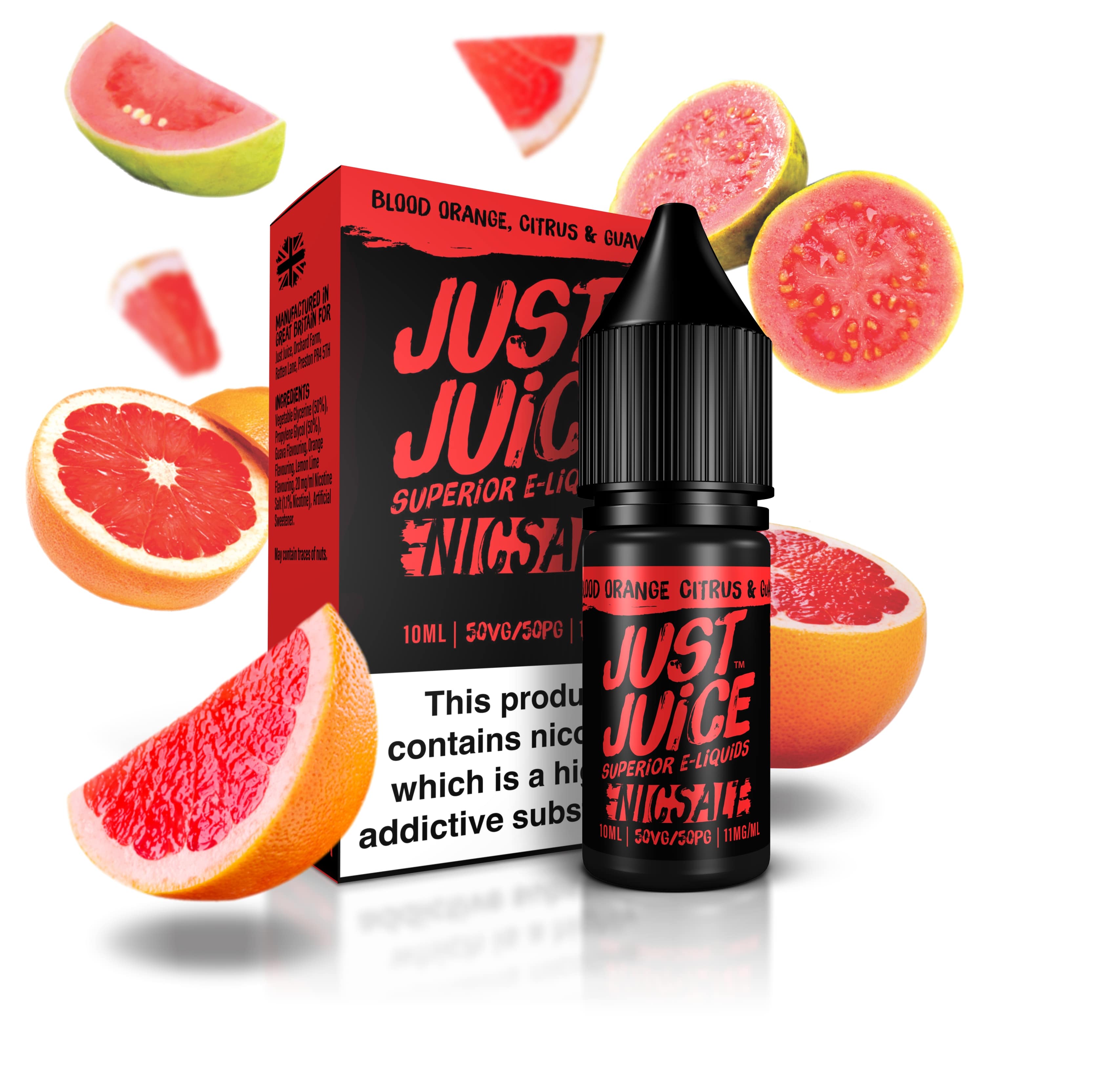 Just Juice Nic Salts (Available in 11mg + 20mg) - Explore a wide range of e-liquids, vape kits, accessories, and coils for vapers of all levels - Vape Saloon