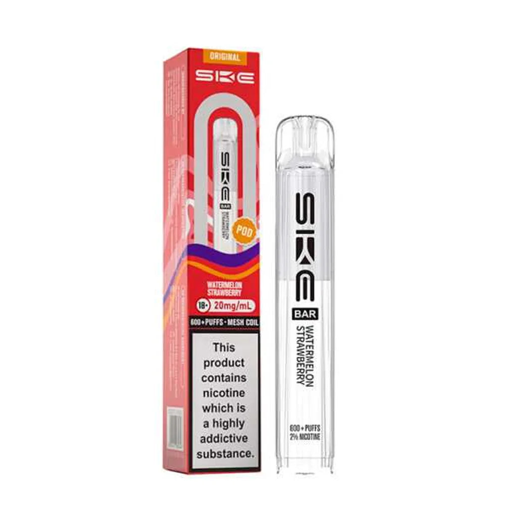 SKE BAR Original Watermelon Strawberry 20mg 2ml single prefilled replacement pod and box