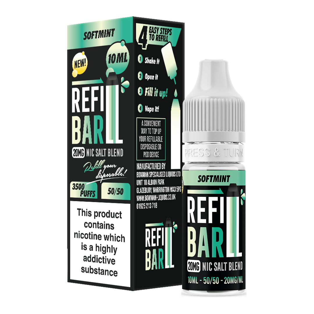 Bowmans Refill Bar Nic Salts - Explore a wide range of e-liquids, vape kits, accessories, and coils for vapers of all levels - Vape Saloon