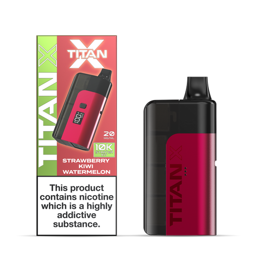 Titan X Strawberry Kiwi Watermelon prefilled pod kit with device