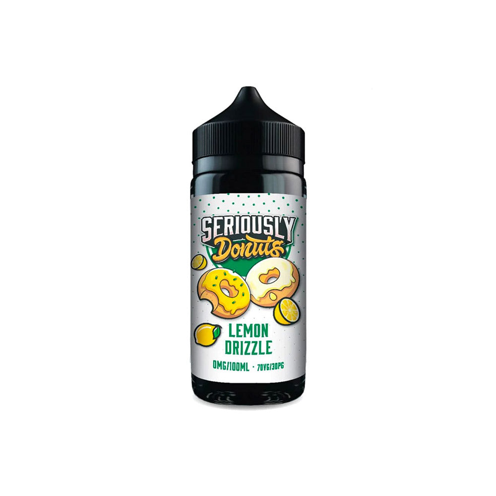 Doozy Seriously Donuts Lemon Drizzle 100ml shortfill e-liquid bottle