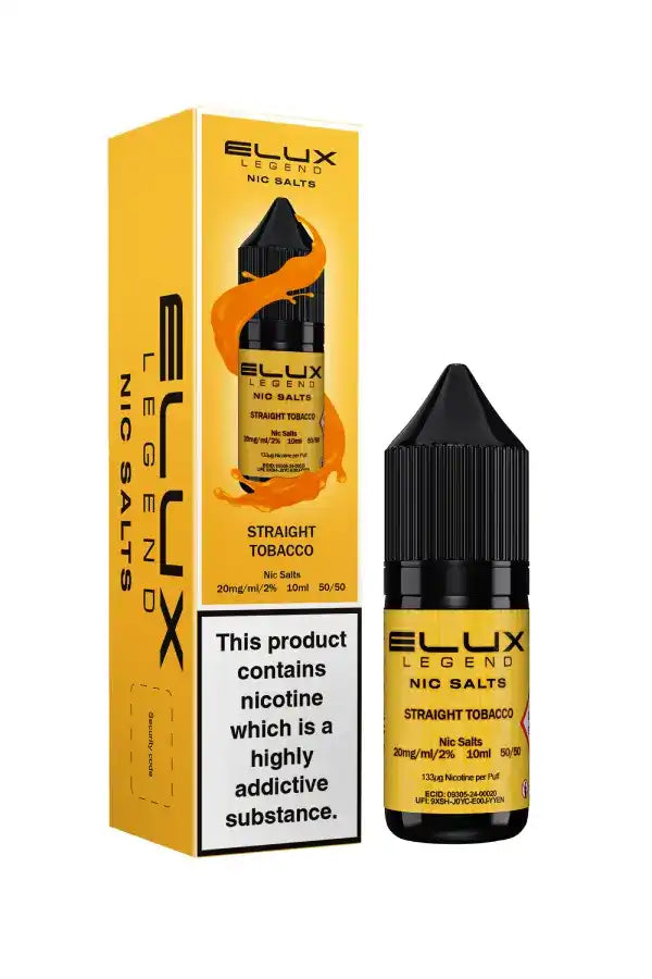 ELUX Legend Nic Salts - Straight Tobacco