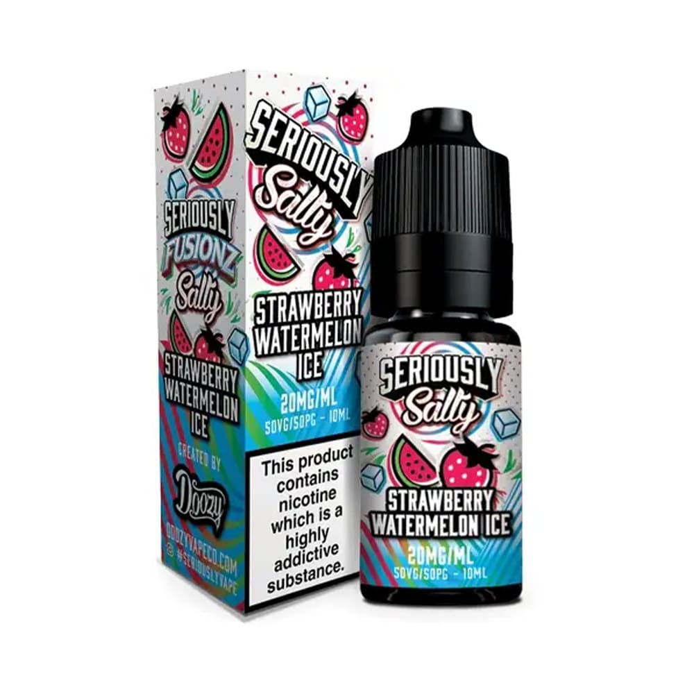 Strawberry Watermelon Ice Doozy Seriously Fusionz 10ml Nic Salt E Liquid