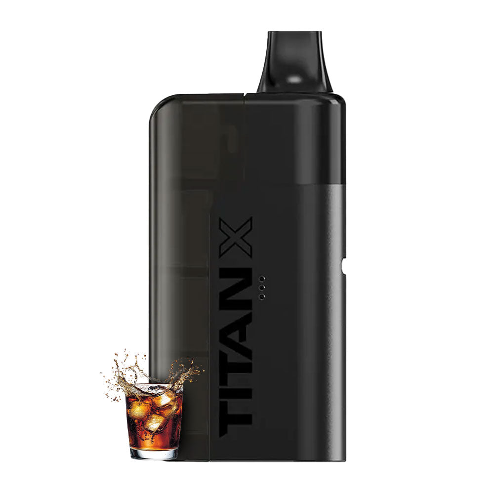 Titan X Cola Freeze prefilled pod kit with device