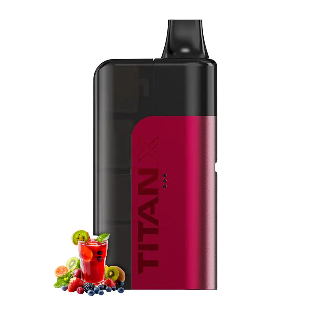 Titan X Fruit Punch prefilled pod kit with device