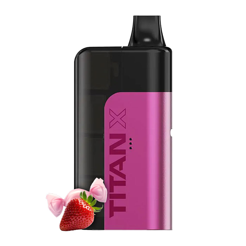 Titan X Pink Burst prefilled pod kit with device