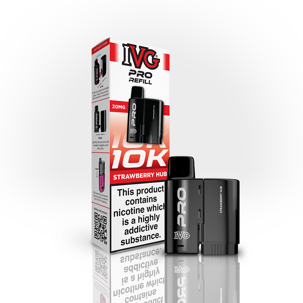 IVG Pro 12 Prefilled Pods - Straw Hub