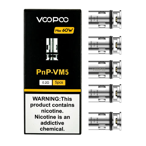 Voopoo PnP Coils (5 pack) - Explore a wide range of e-liquids, vape kits, accessories, and coils for vapers of all levels - Vape Saloon