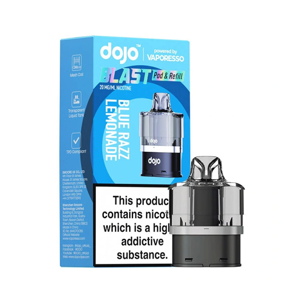 Vaporesso Dojo Blast 6000 Prefilled Pod - Blue Razz Lemonade