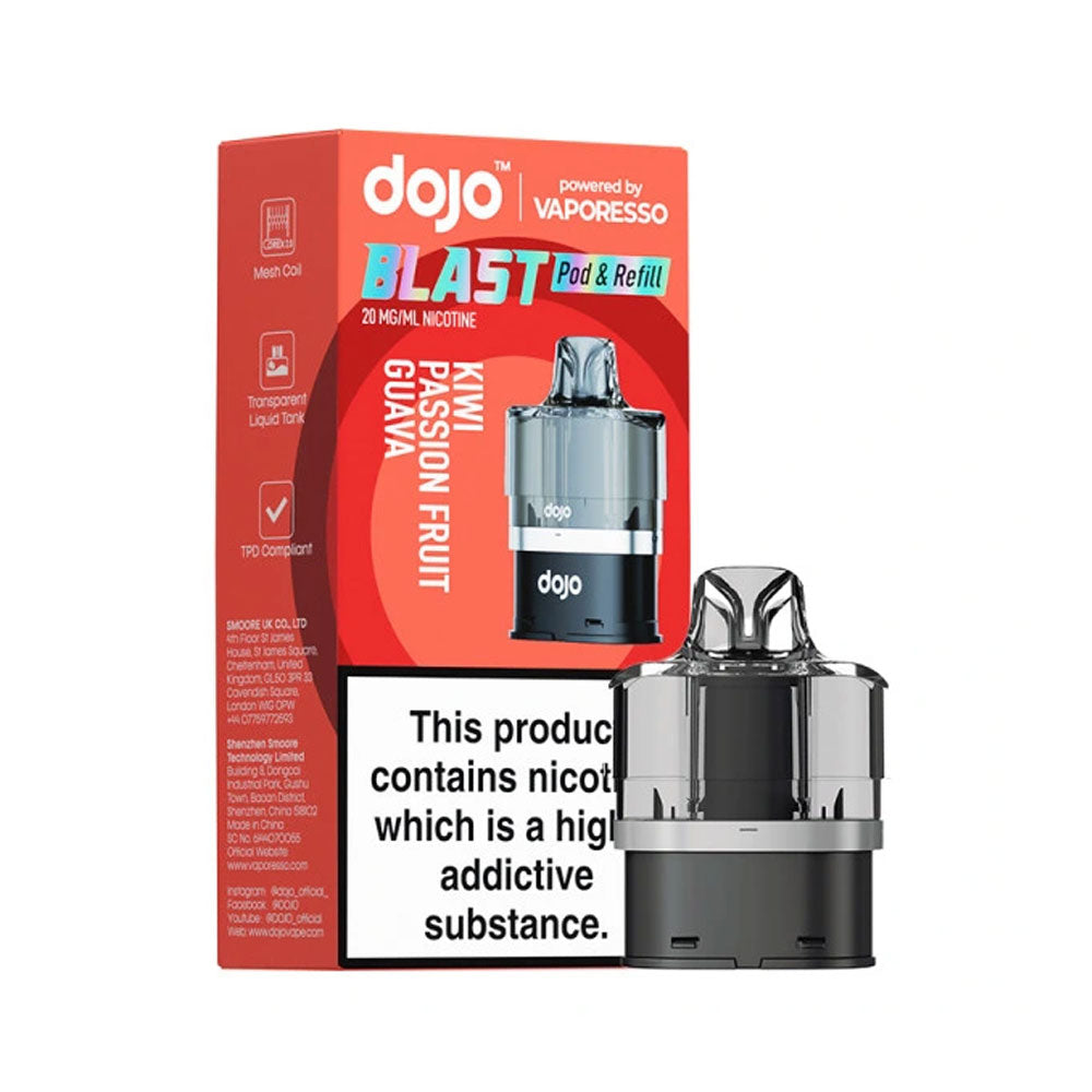Vaporesso Dojo Blast 6000 Prefilled Pod - Kiwi Passionfruit Guava
