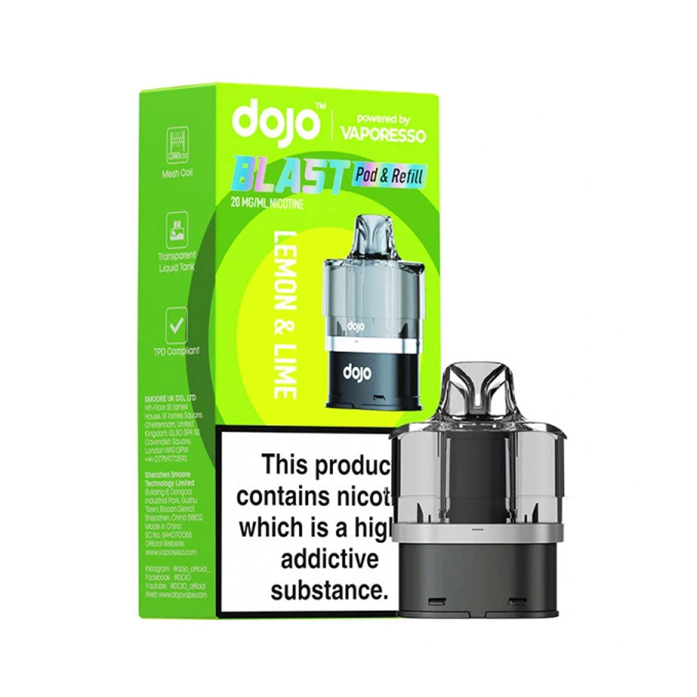 Vaporesso Dojo Blast 6000 Prefilled Pod - Lemon & Lime